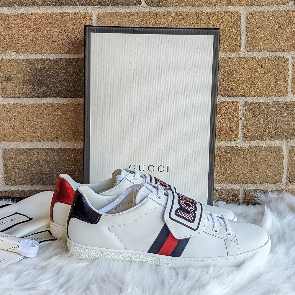 GUCCI Ace Love Patch Sneaker
